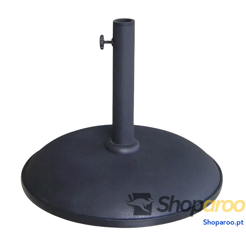 Base Sombrinha Redonda Marbueno 45x36 cm 20KG Preto Jardim, Piscina, Terraço