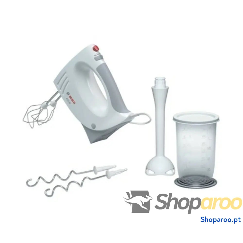 Batedeira de Mão Multifunções com Acessórios BOSCH MFQ3540 Branco Cinzento 450 W