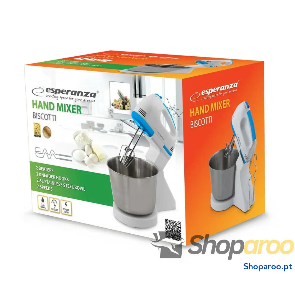 Batedora de Copo Esperanza EKM019WB Branco 150 W
