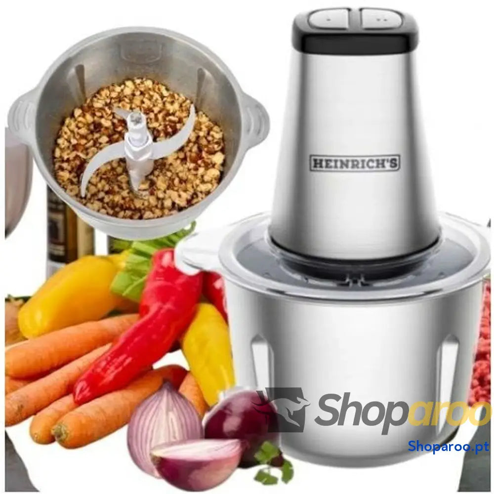 Batedora de Copo Heinrich’s HMZ 8849 Cinzento Prateado 500 W 2 L