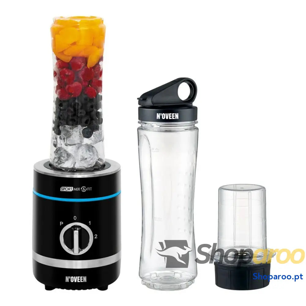 Batedora de Copo N’oveen SB1000 Preto 300 W 600 ml