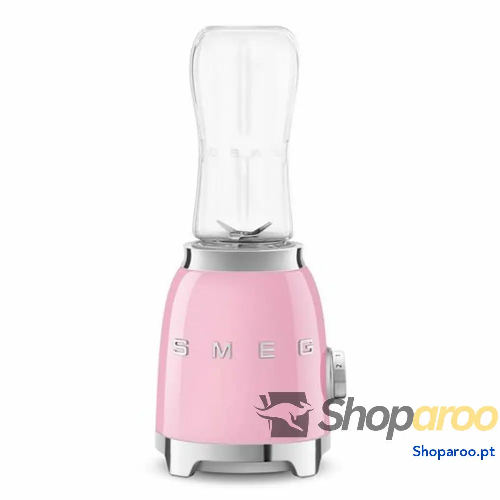 Batedora de Copo Smeg PBF01PKEU Cor Rosa 300 W 600 ml