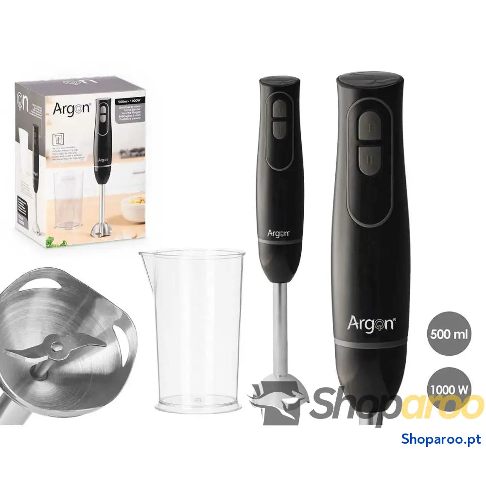 Batedora de Mão Argon JE 908AB Preto Cinzento 1000 W