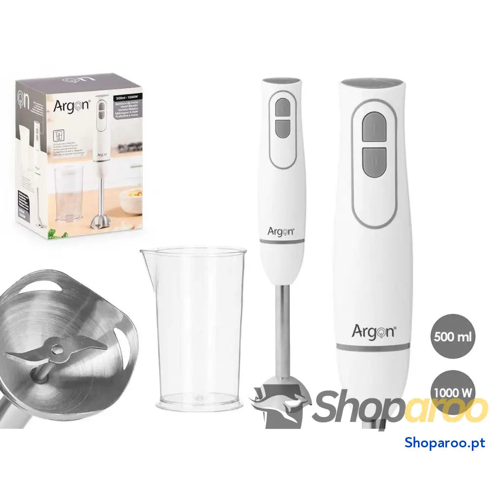 Batedora de Mão Argon JE 908AW Branco Cinzento 1000 W