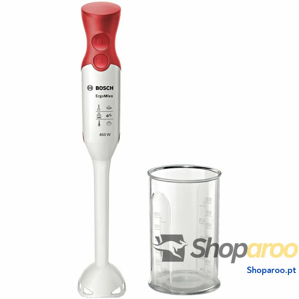 Batedora de Mão BOSCH MSM64010 Branco Vermelho 450 W