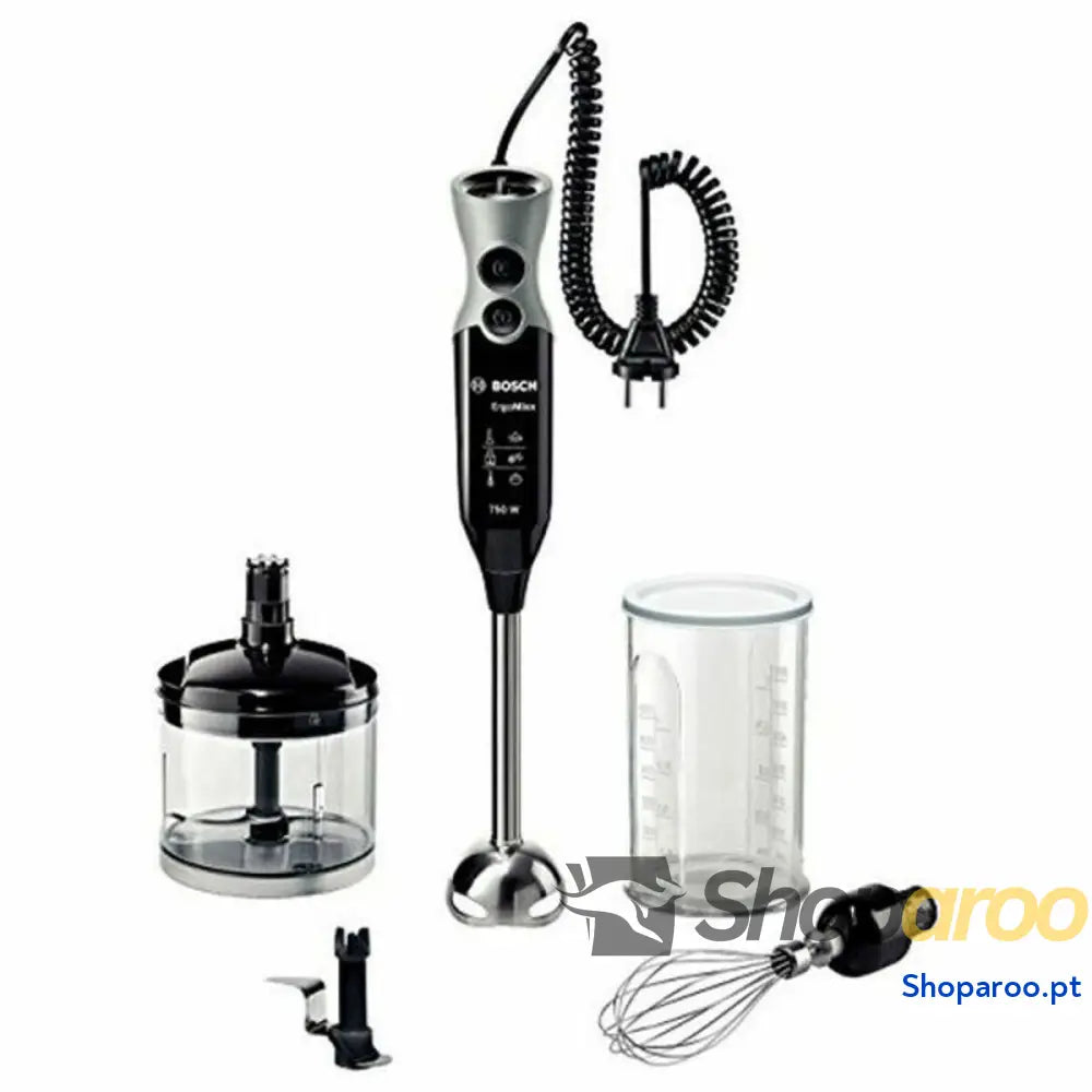 Batedora de Mão BOSCH MSM67170 Preto Prateado 750 W