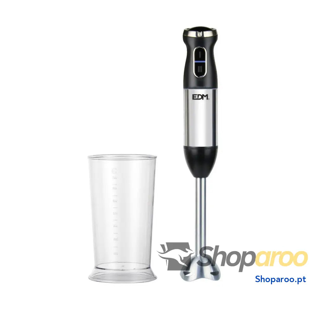 Batedora de Mão EDM 07645 Preto Prateado 600 W