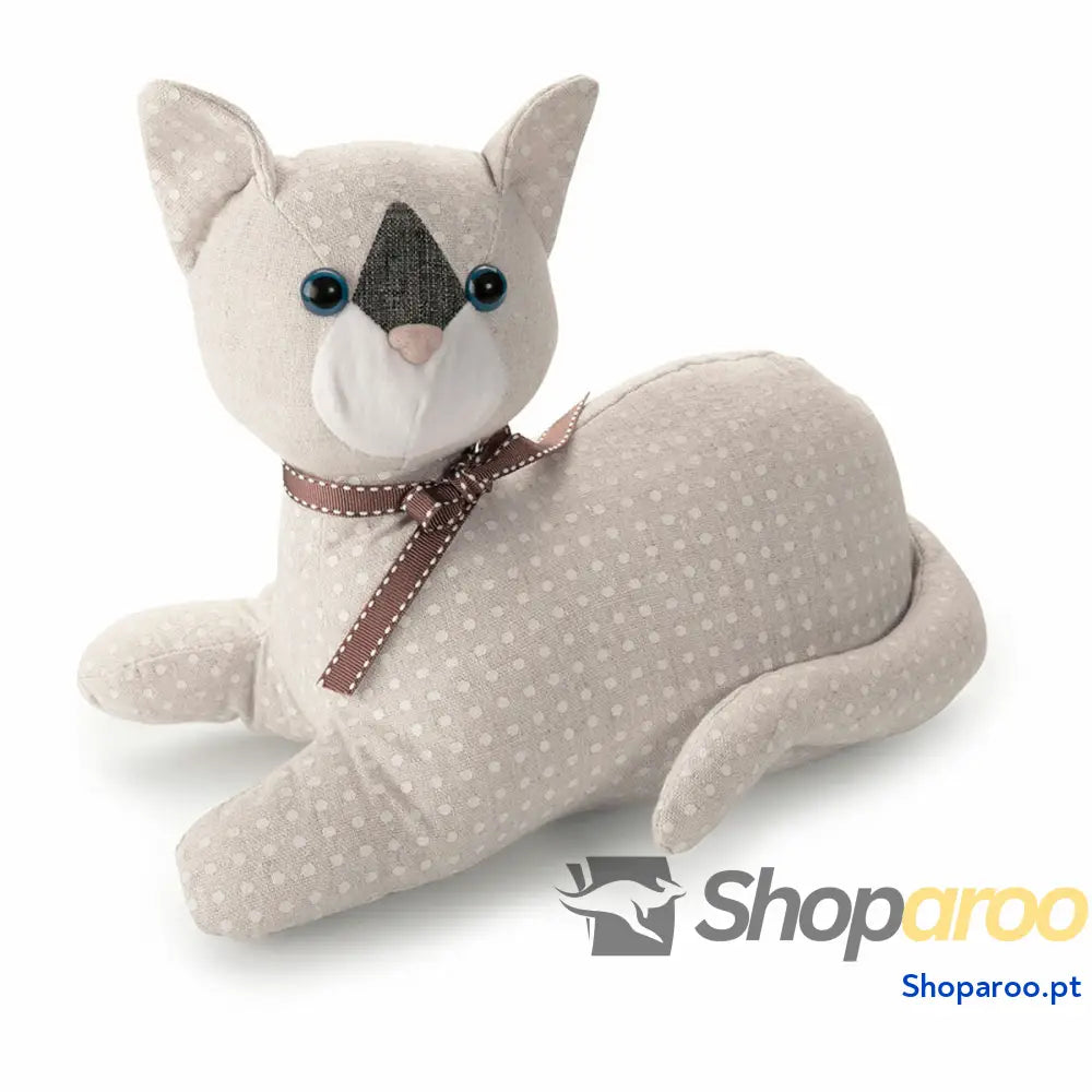Batente Inofix 3178-2 Têxtil Areia 28 x 13 23 cm Branco Gato