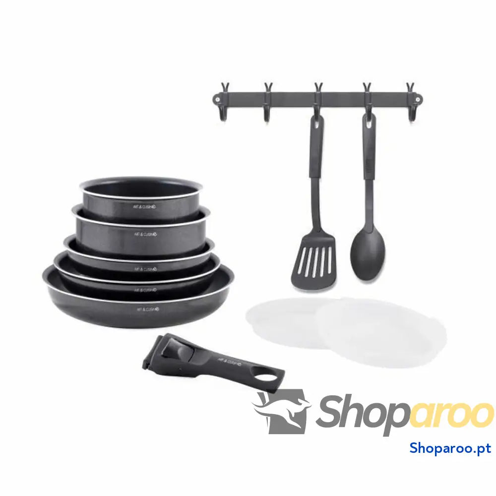 Bateria de Cozinha Art & Cuisine Preto