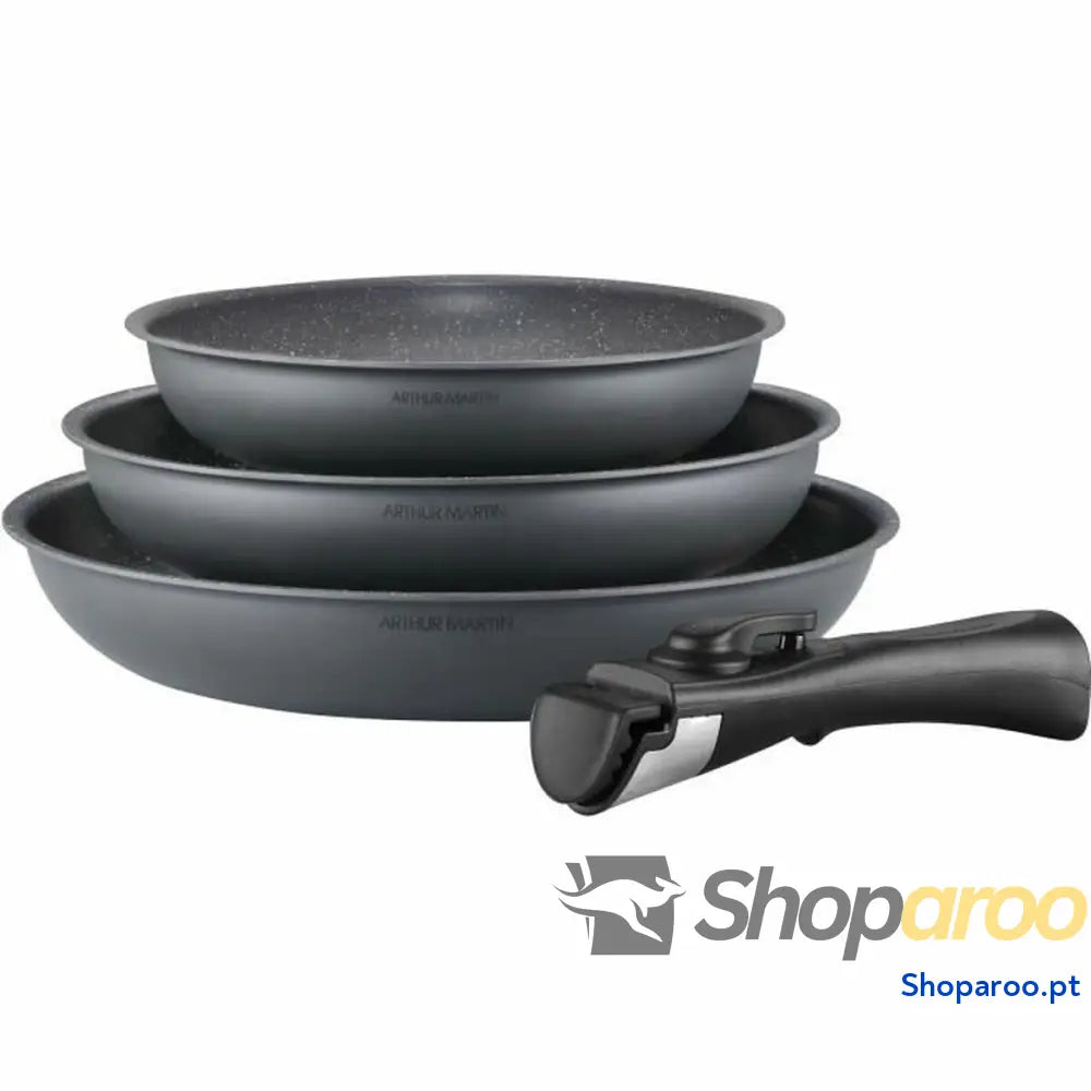 Bateria de Cozinha Arthur Martin AM521 Cinzento 4 Peças
