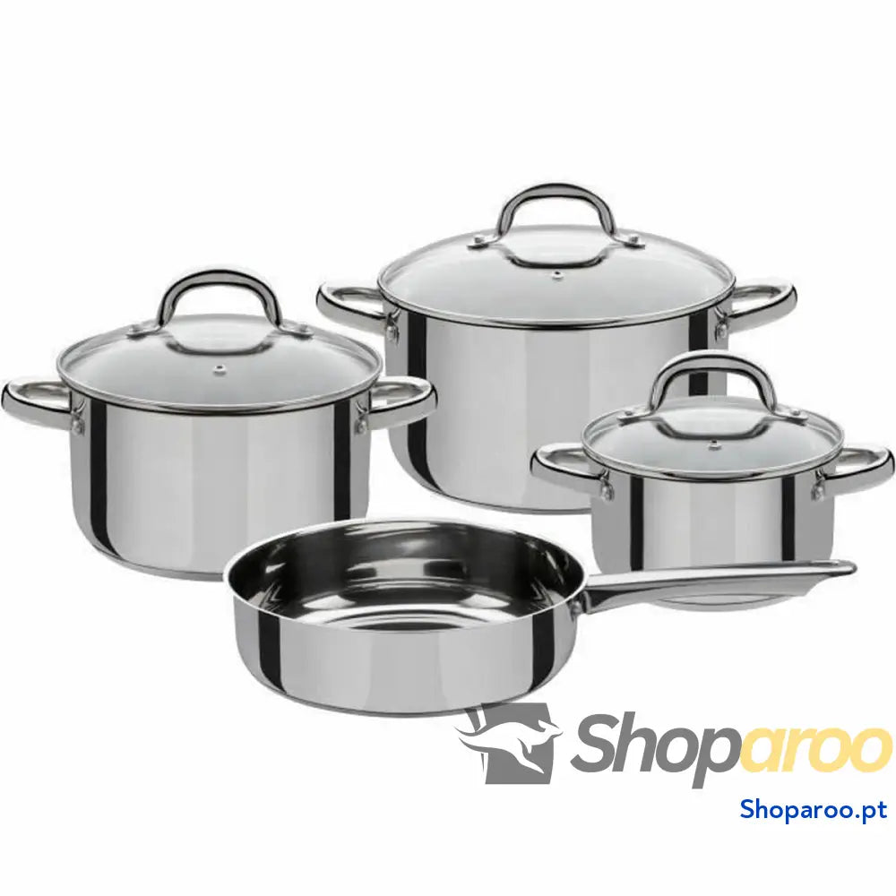 Bateria de Cozinha GSW Aço 4 Peças (7 Unidades)