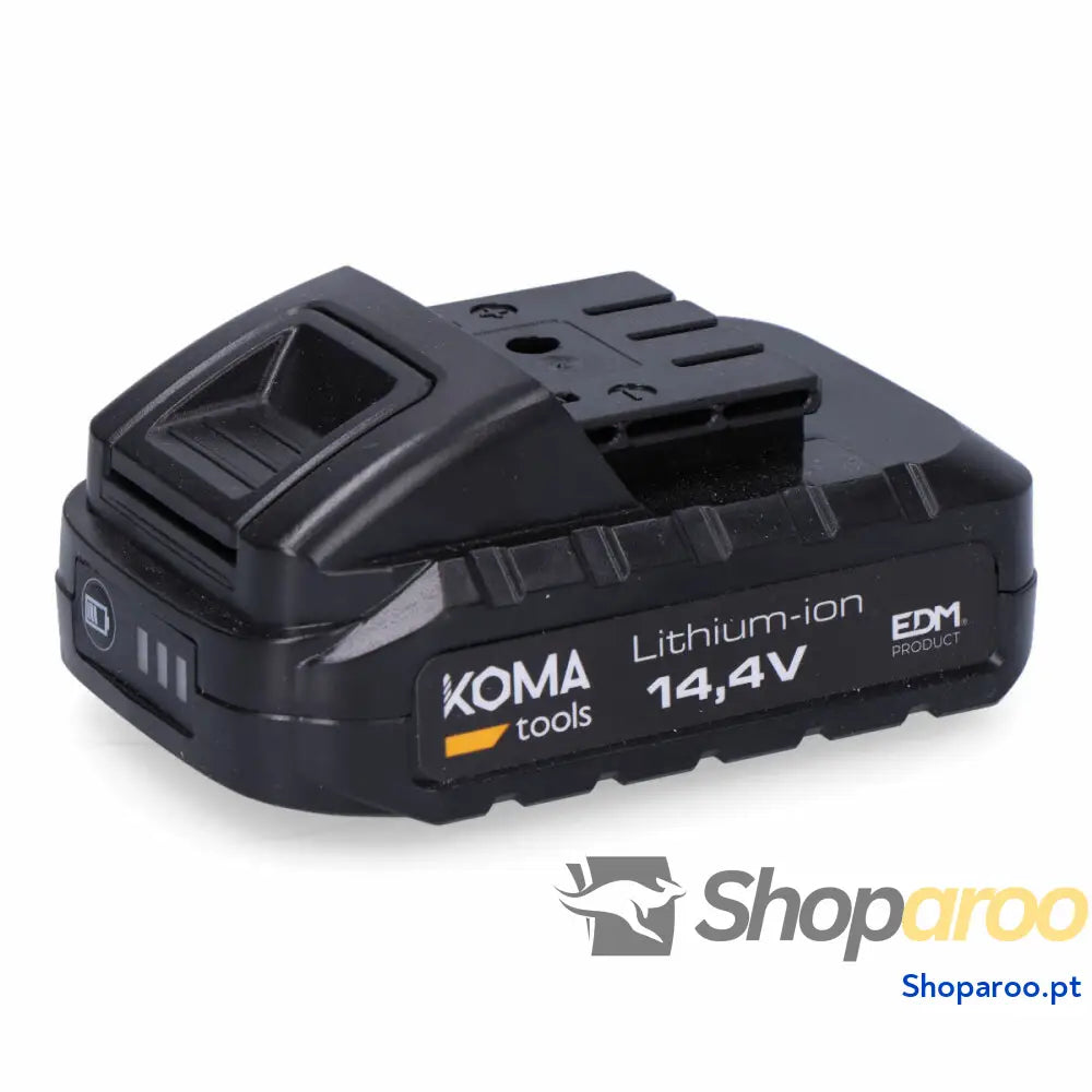 Bateria de lítio recarregável EDM 08376 Koma Tools Recarga
