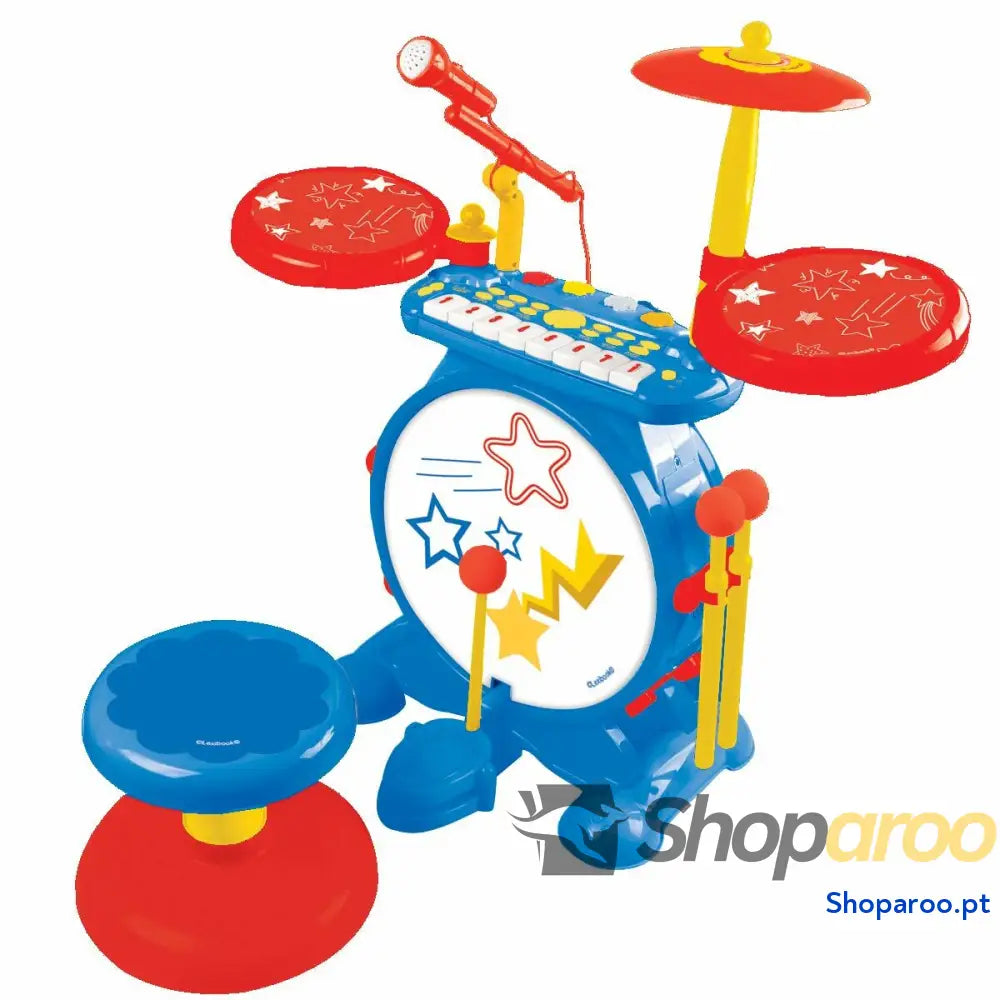 Bateria Musical Lexibook Plástico