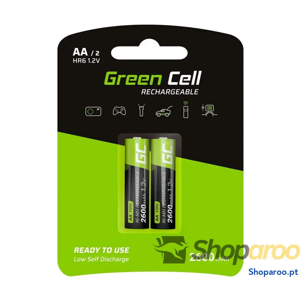 Bateria recarregável Green Cell GR05 2600 mAh 1,2 V AA