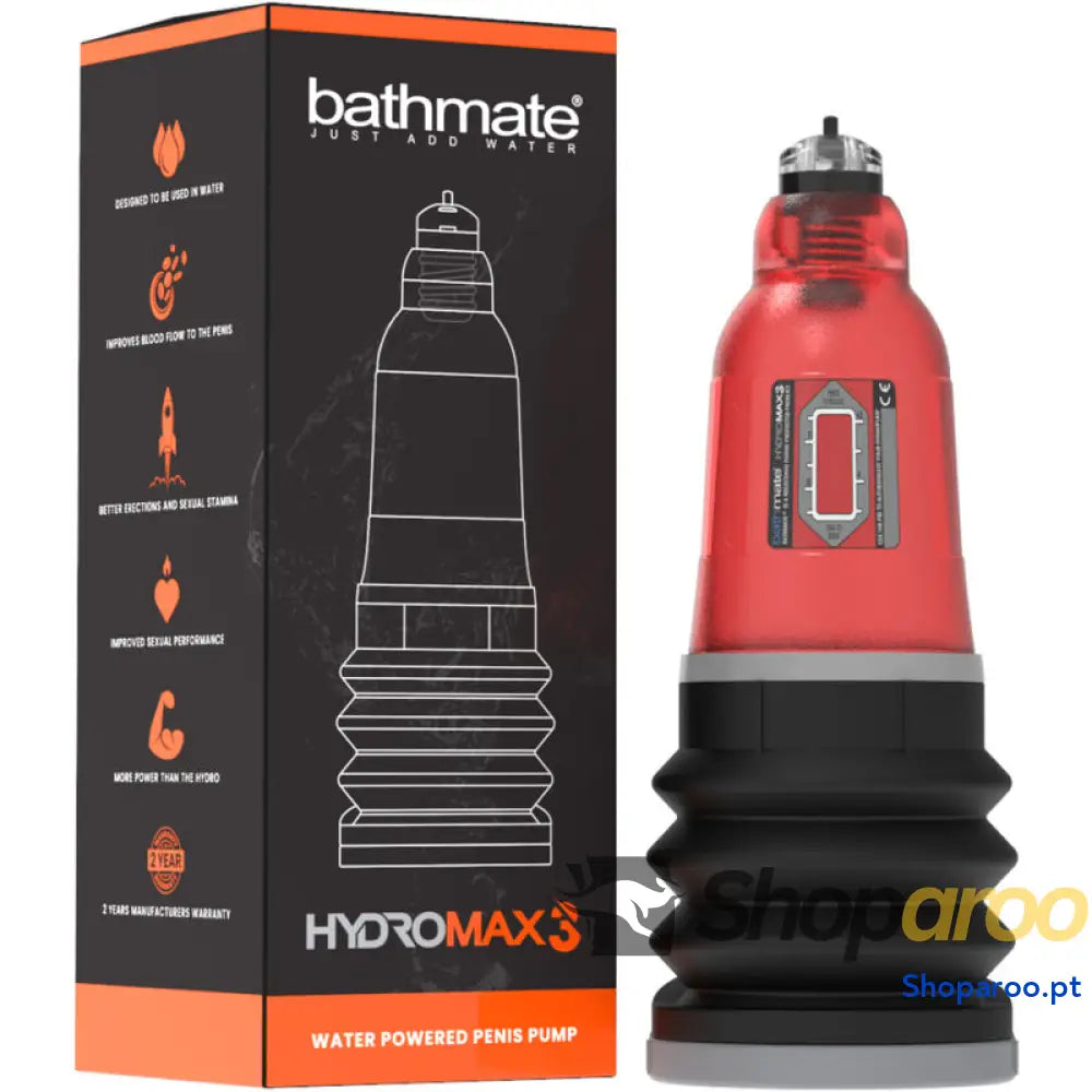 BATHMATE - HYDROMAX 3 VERMELHO