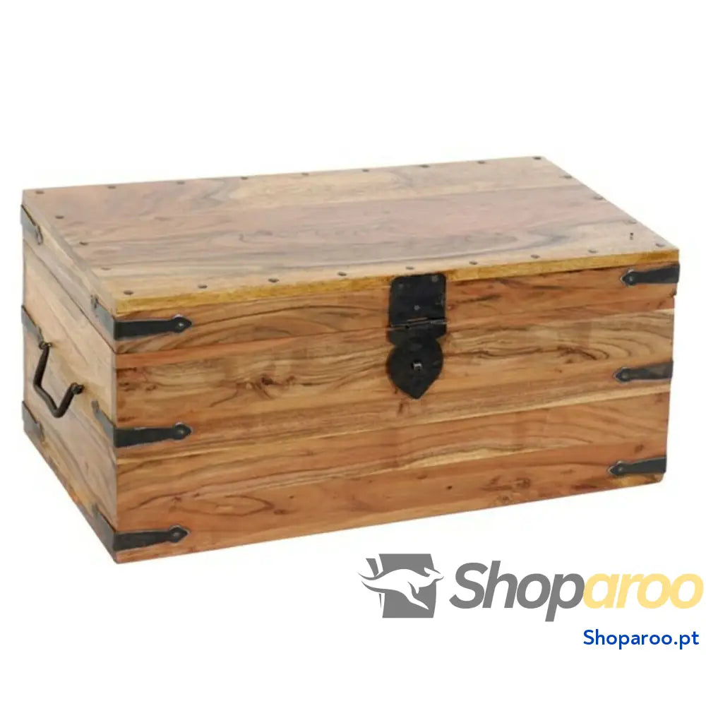 Baú DKD Home Decor Acácia 60 x 30 cm