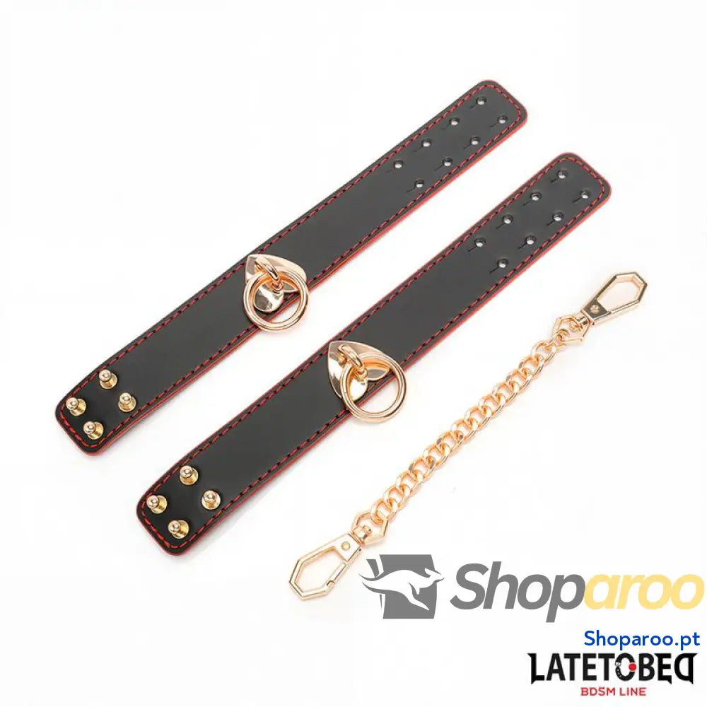 BDSM LINE Algemas com Corrente Dourada