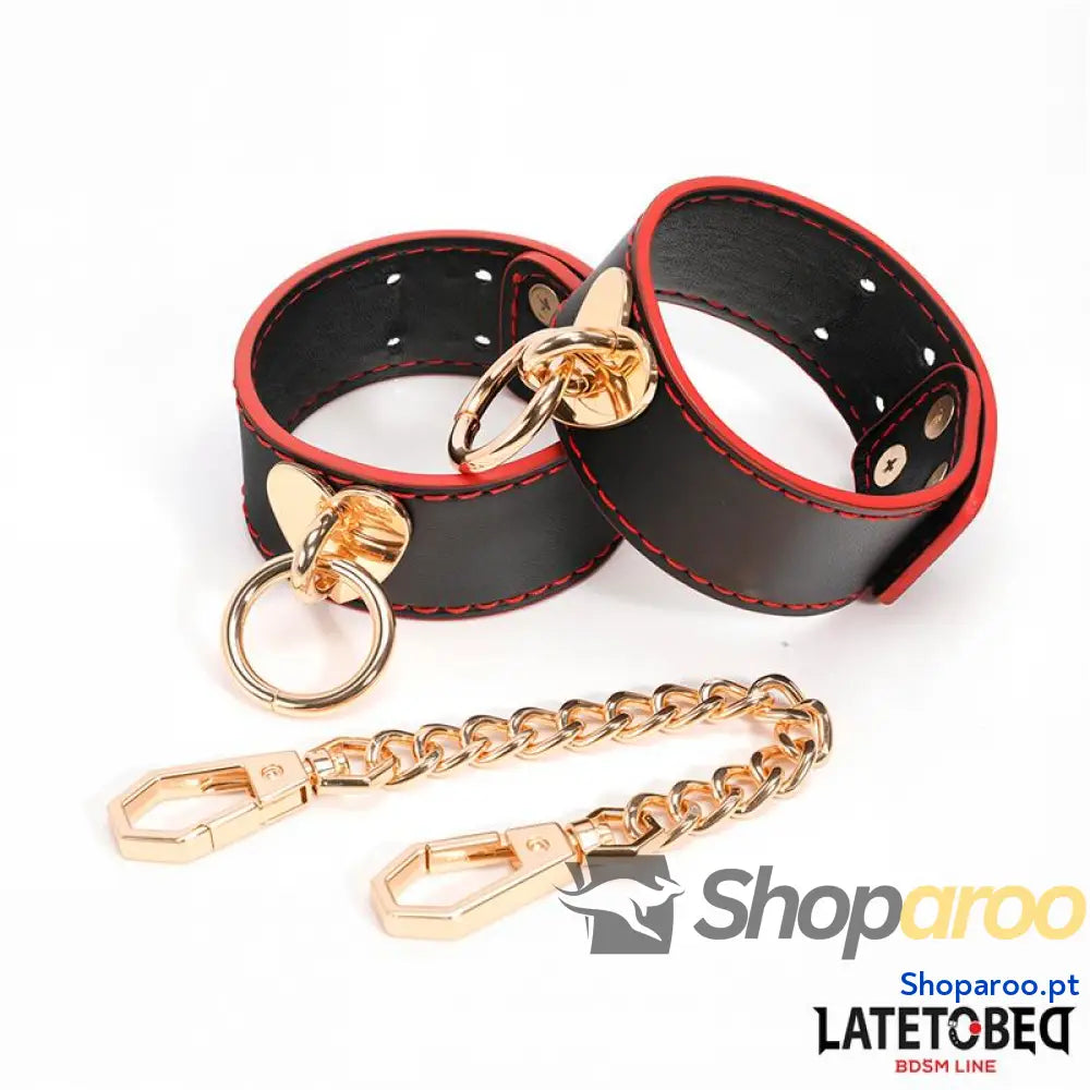 BDSM LINE Algemas com Corrente Dourada