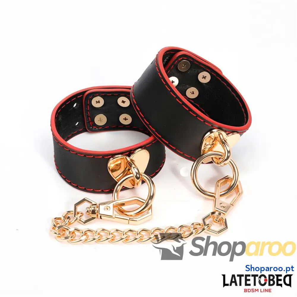 BDSM LINE Algemas com Corrente Dourada