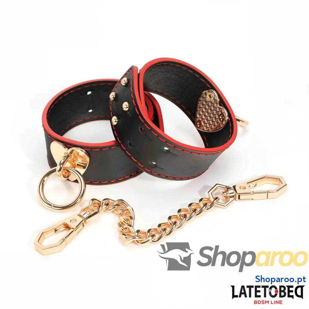 BDSM LINE Algemas com Corrente Dourada