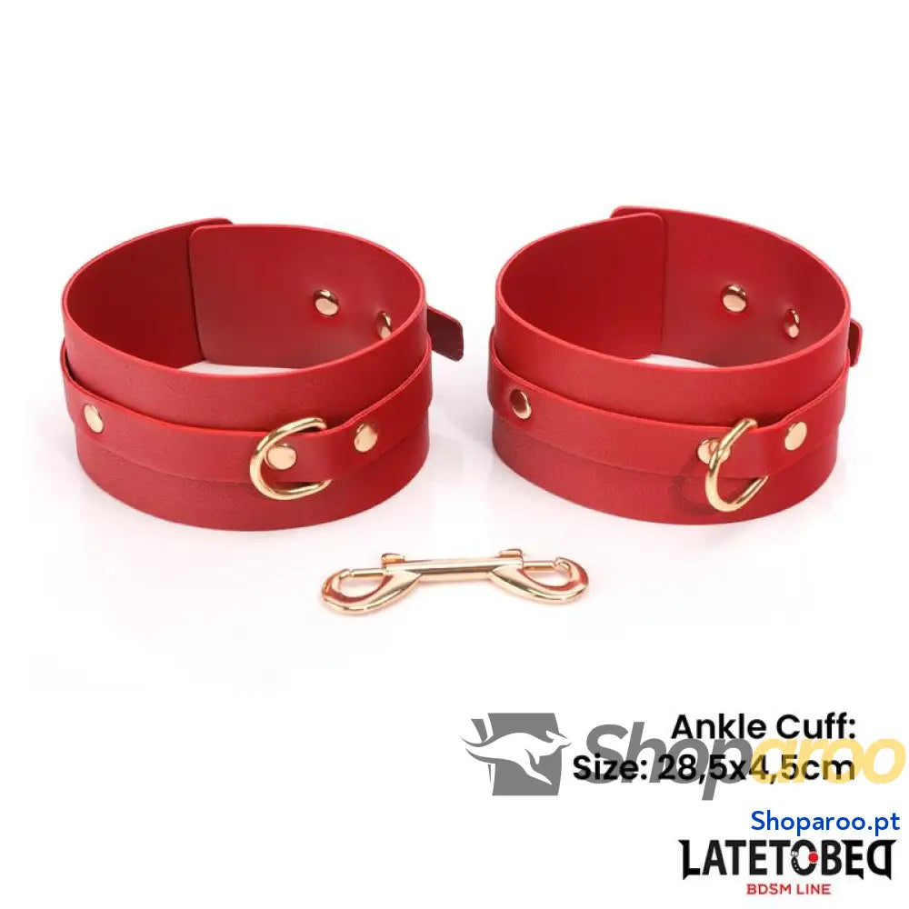 BDSM LINE Kit de bondage com 7 peças e bolsa armazenamento