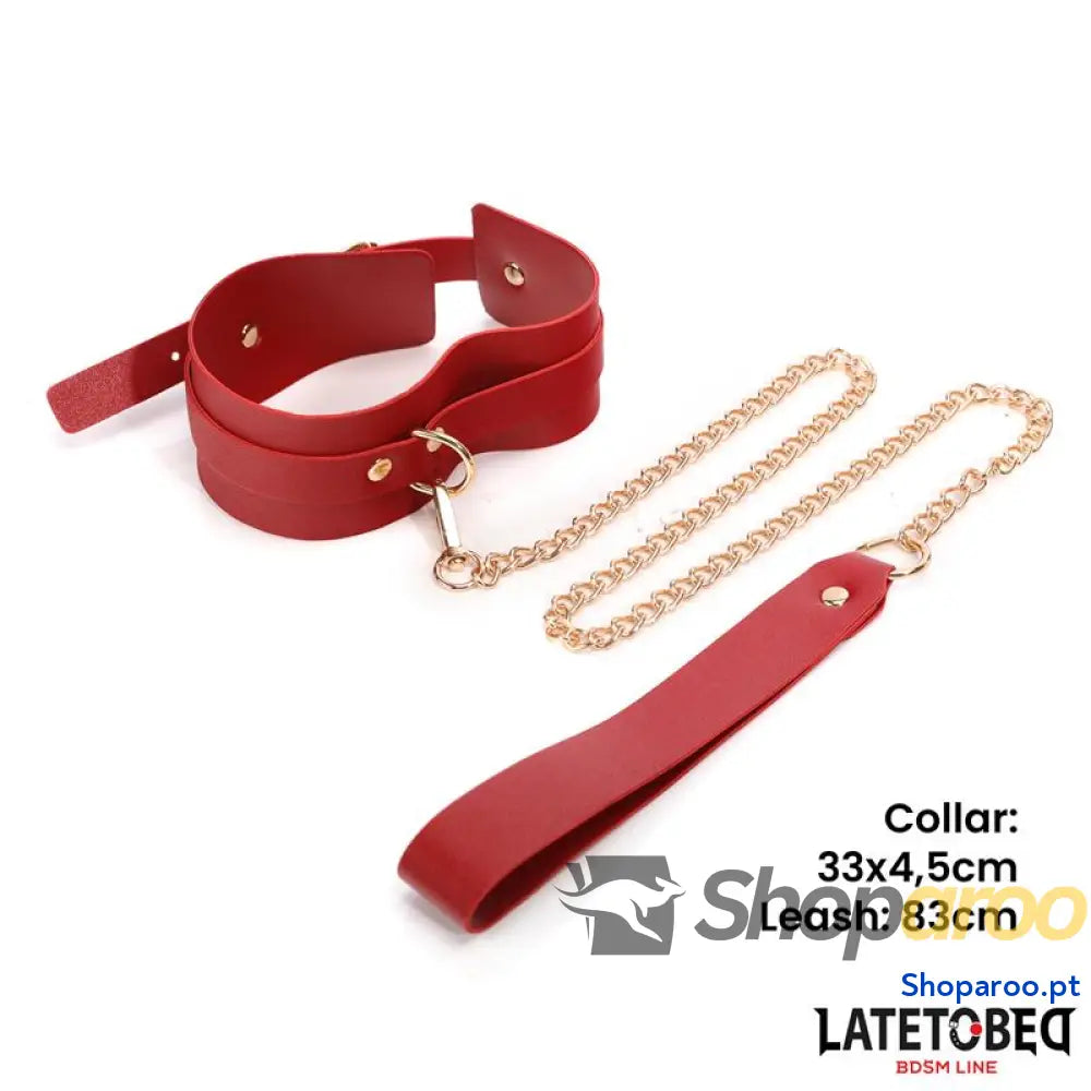 BDSM LINE Kit de bondage com 7 peças e bolsa armazenamento