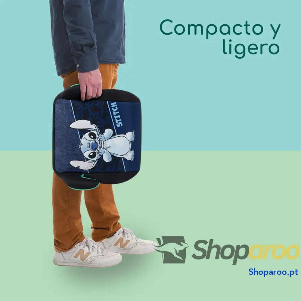 Bebeconfort Disney Manga i Safe Assento Elevatório para Carro Cadeira Auto Stitch 6 12 Anos 128–150 cm 22 36 kg Leve