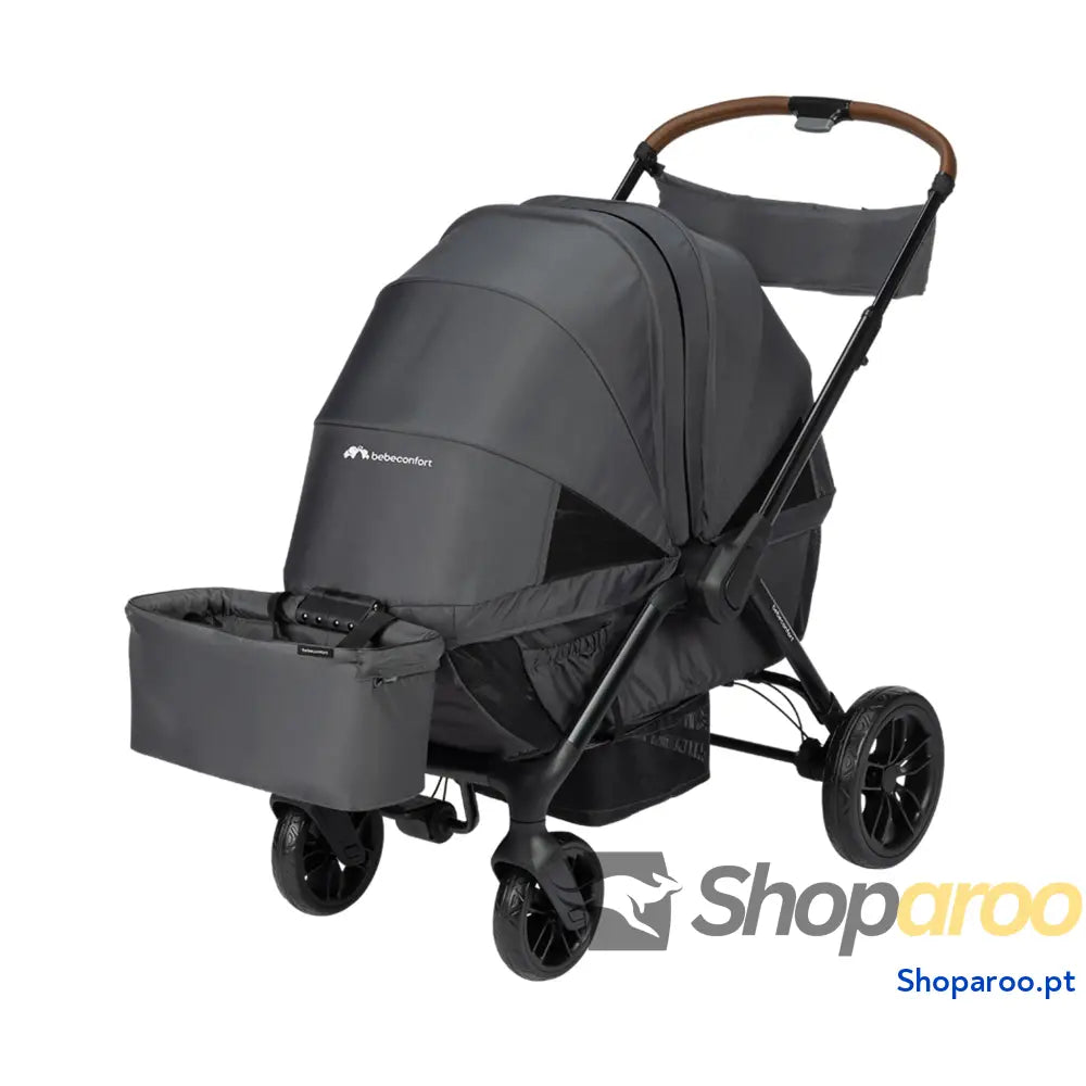 Bebeconfort Mane carrinho de bebé para gémeos 22 kg dobrável automático reclinação total barras segurança giratórias