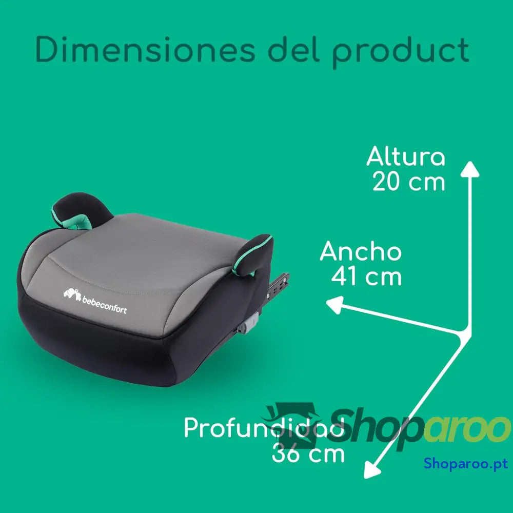 Bebeconfort Manga i Fix assento elevador de carro para criança cadeira isofix grupo 3 crianças 125 a 150 cm 6 12 anos