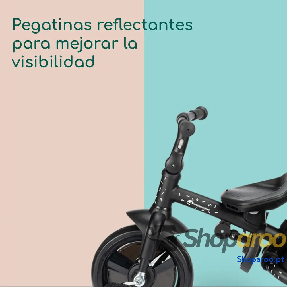 Bebeconfort Windy Triciclo Evolutivo com Guiador para Pais 10M 4A 25 kg Ajustável à Criança Assento Confortável
