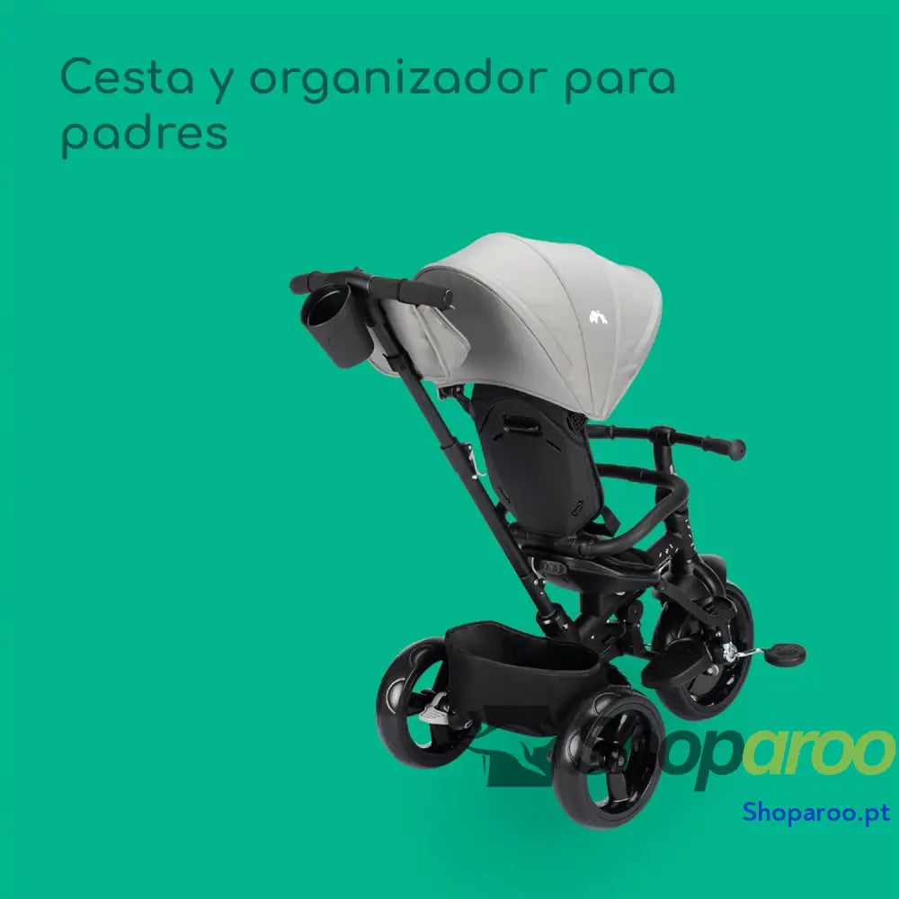 Bebeconfort Windy Triciclo Evolutivo com Guiador para Pais 10M 4A 25 kg Ajustável à Criança Assento Confortável