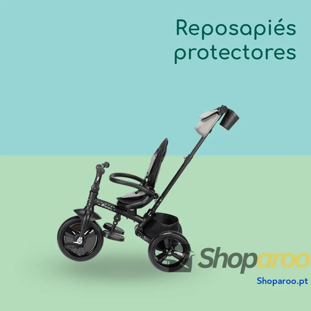 Bebeconfort Windy Triciclo Evolutivo com Guiador para Pais 10M 4A 25 kg Ajustável à Criança Assento Confortável