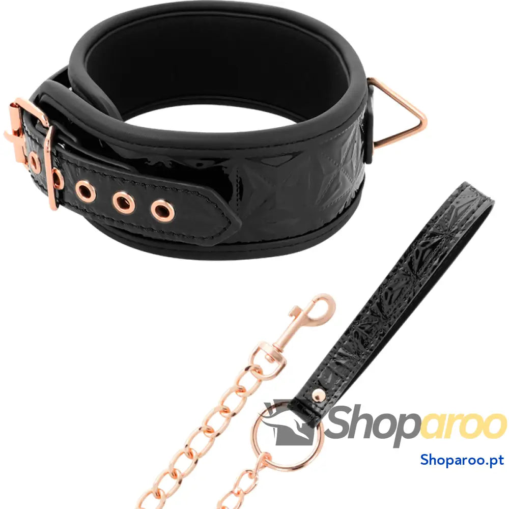 BEGME - BLACK EDITION PREMIUM COLAR DE COURO VEGAN