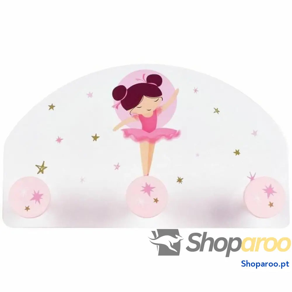 Bengaleiro de parede Fun House Infantil 37 x 21,5 x 68 cm