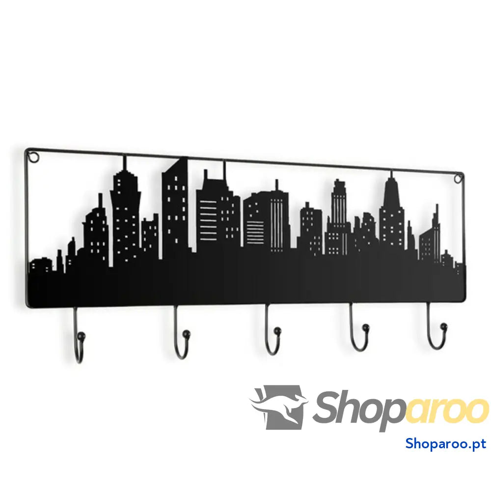 Bengaleiro de parede Metal (5 x 23,5 56,5 cm)