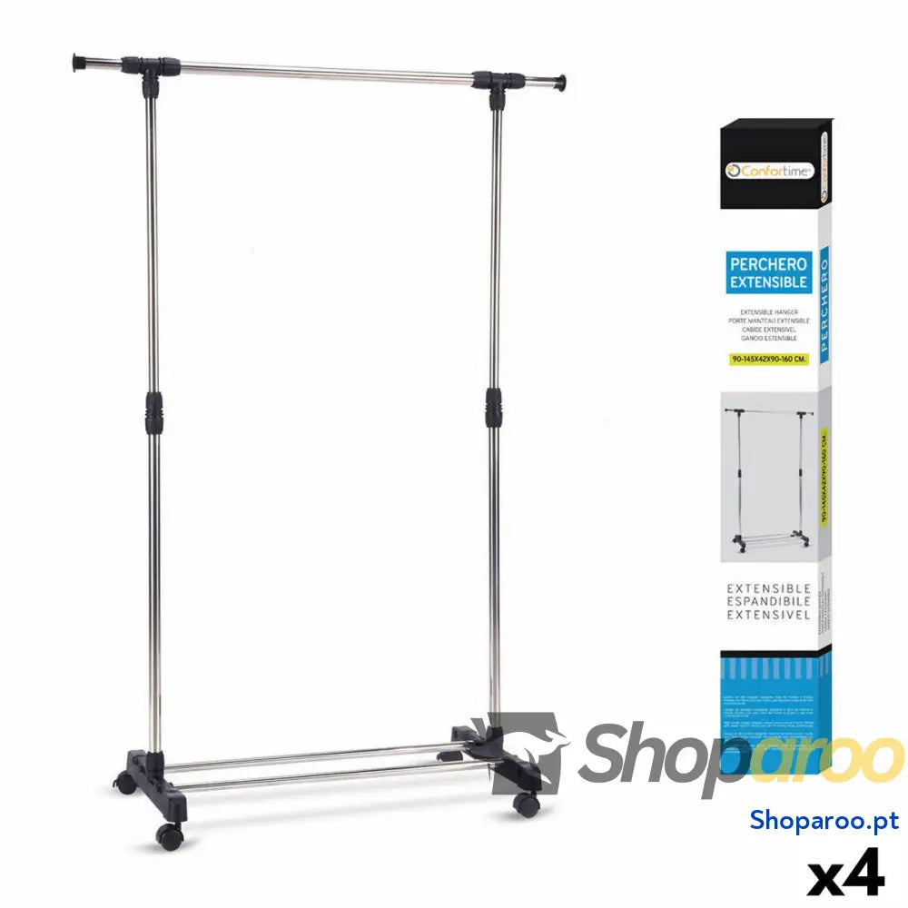 Bengaleiro Extensível Confortime 49509 (90-145 x 42 x 90-160 cm)