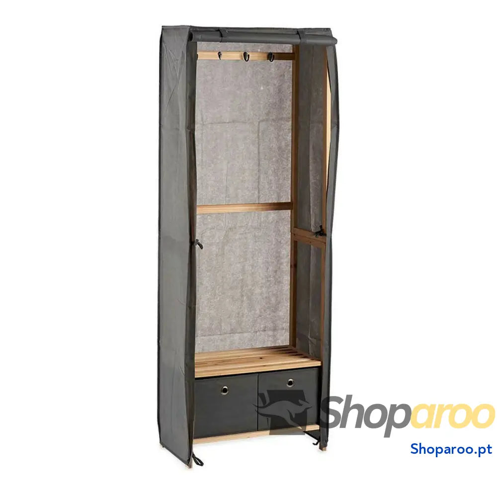 Bengaleiro Kipit MH18002H Cinzento Madeira 31,5 x 58 168 cm