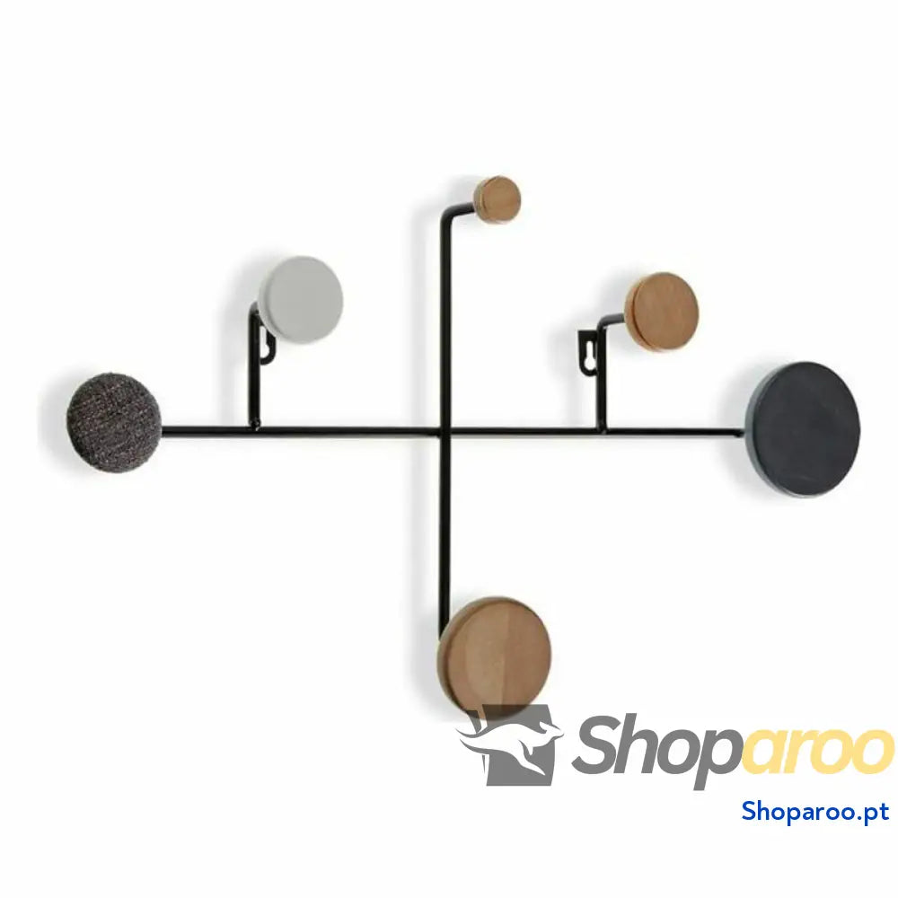 Bengaleiro Versa Metal Madeira Resina MDF (30 x 8 52 cm)