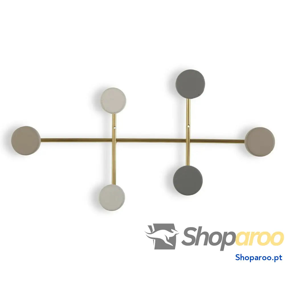 Bengaleiro Versa Multicolor Metal Resina Madeira MDF 6,5 x 22 41 cm (6,5 cm)