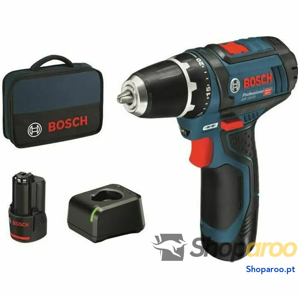 Berbequim com chave de fendas BOSCH 060186810F 30 Nm