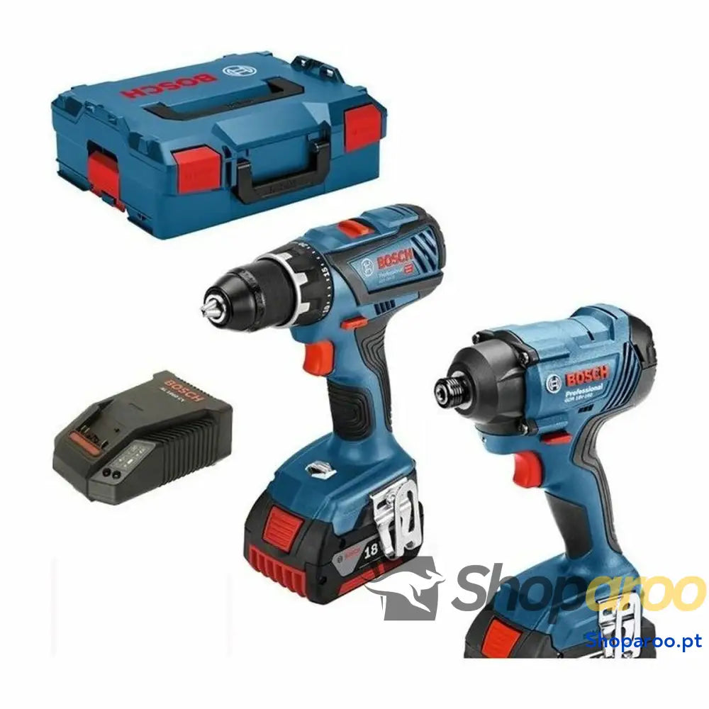 Berbequim com chave de fendas BOSCH GSR 18V-28 + GDR 18V-160 18 V 18V