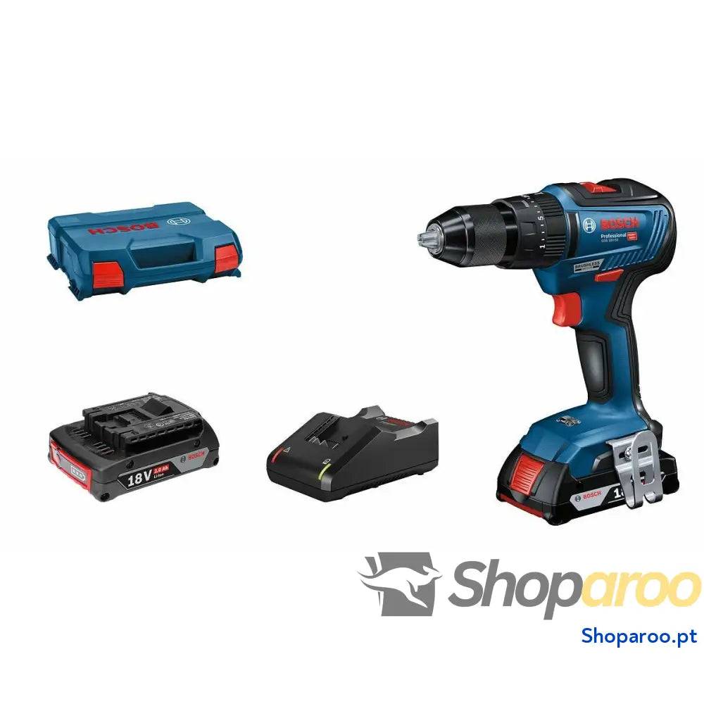 Berbequim Percutor BOSCH Professional GSB 18V-55 18 V 55 Nm