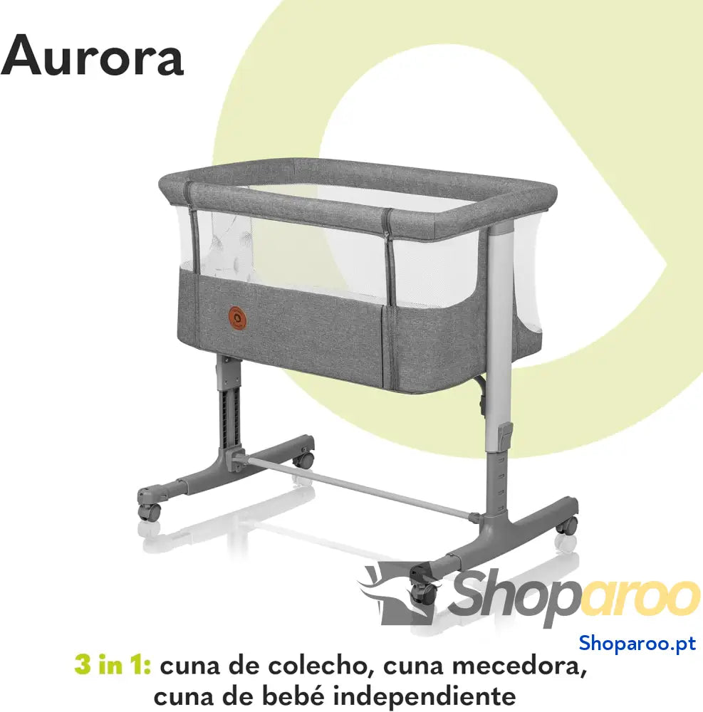 Berço de colecho 3 em 1 até 9 kg berço balanço ajuste altura e inclinação do colchão 4 rodas com travão ergonómico bolsa