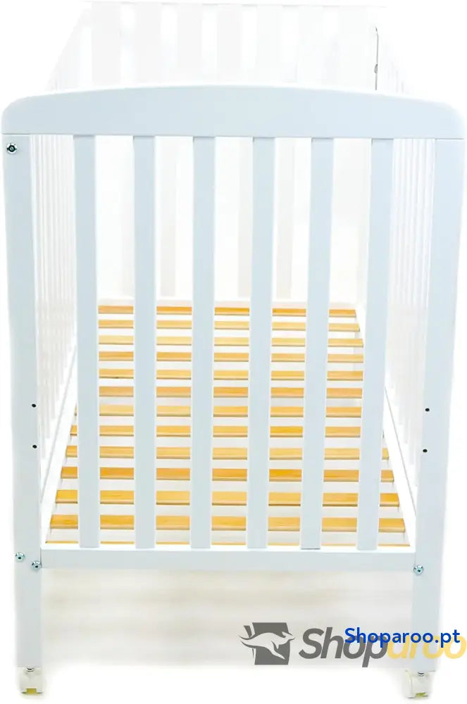 Berço de madeira 120 x 60 cm branco