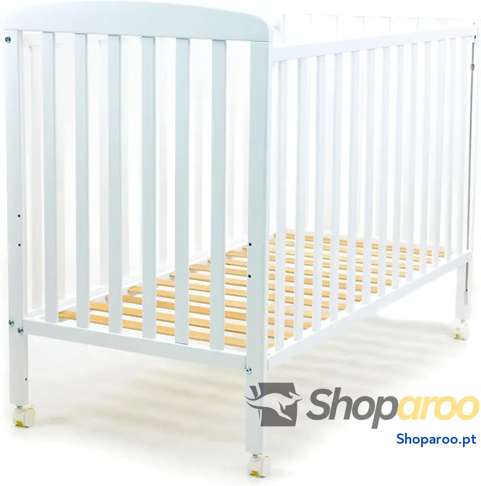 Berço de madeira 120 x 60 cm branco