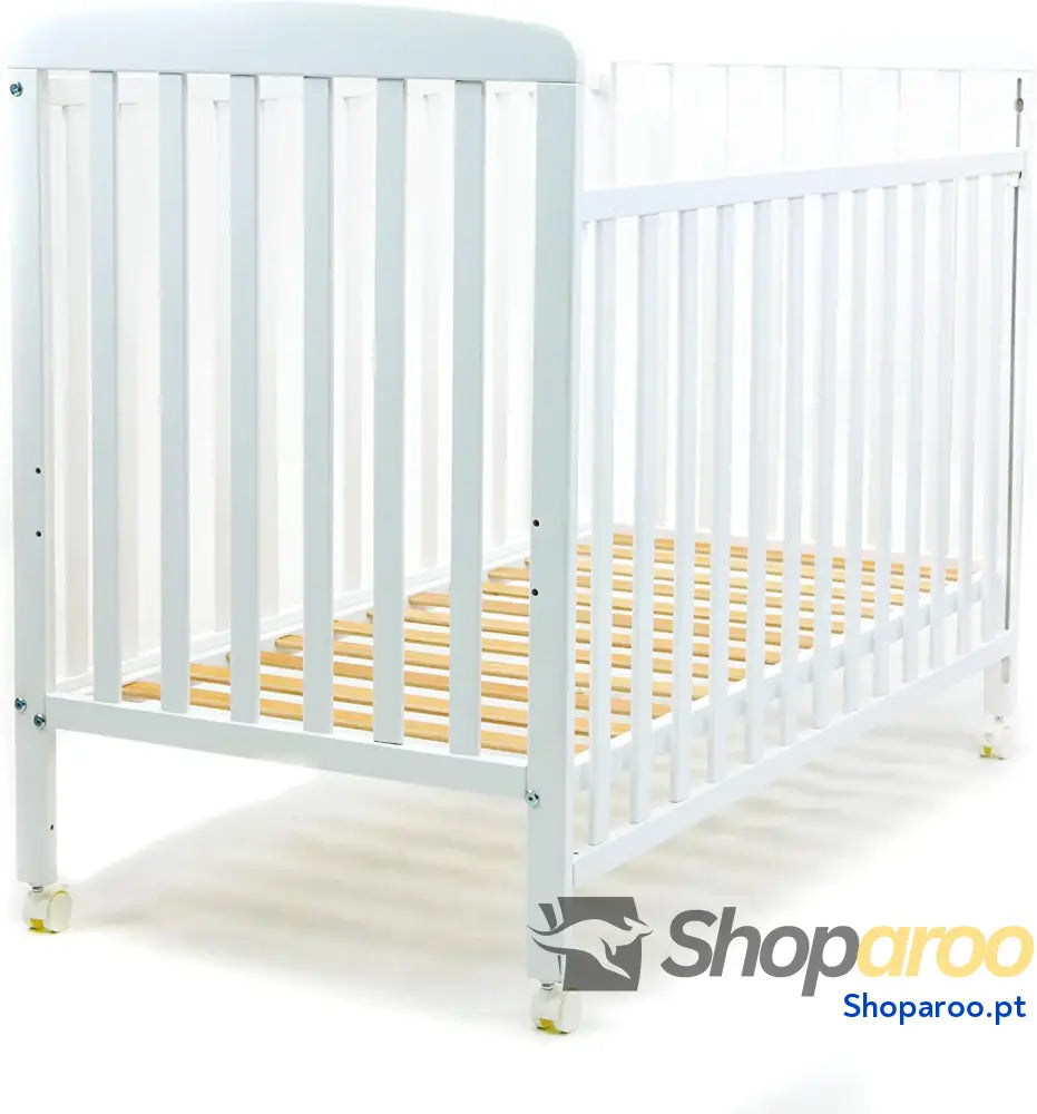 Berço de madeira 120 x 60 cm branco