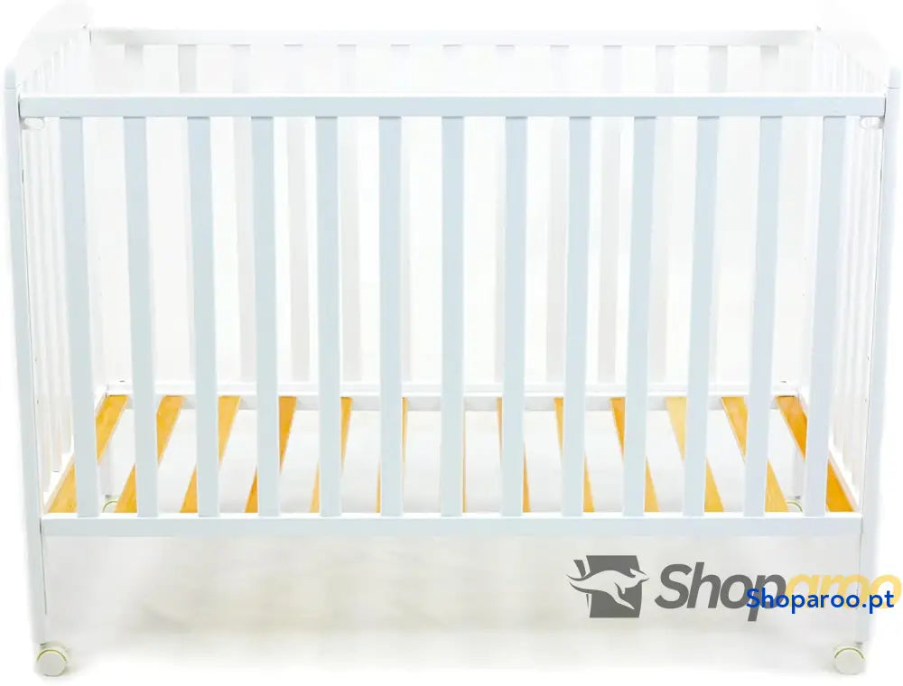 Berço de madeira 120 x 60 cm branco