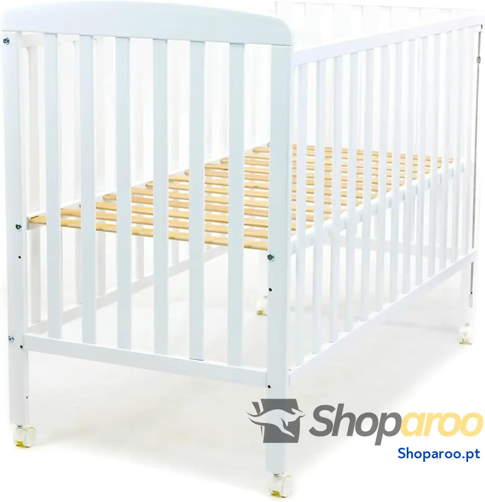 Berço de madeira 120 x 60 cm branco