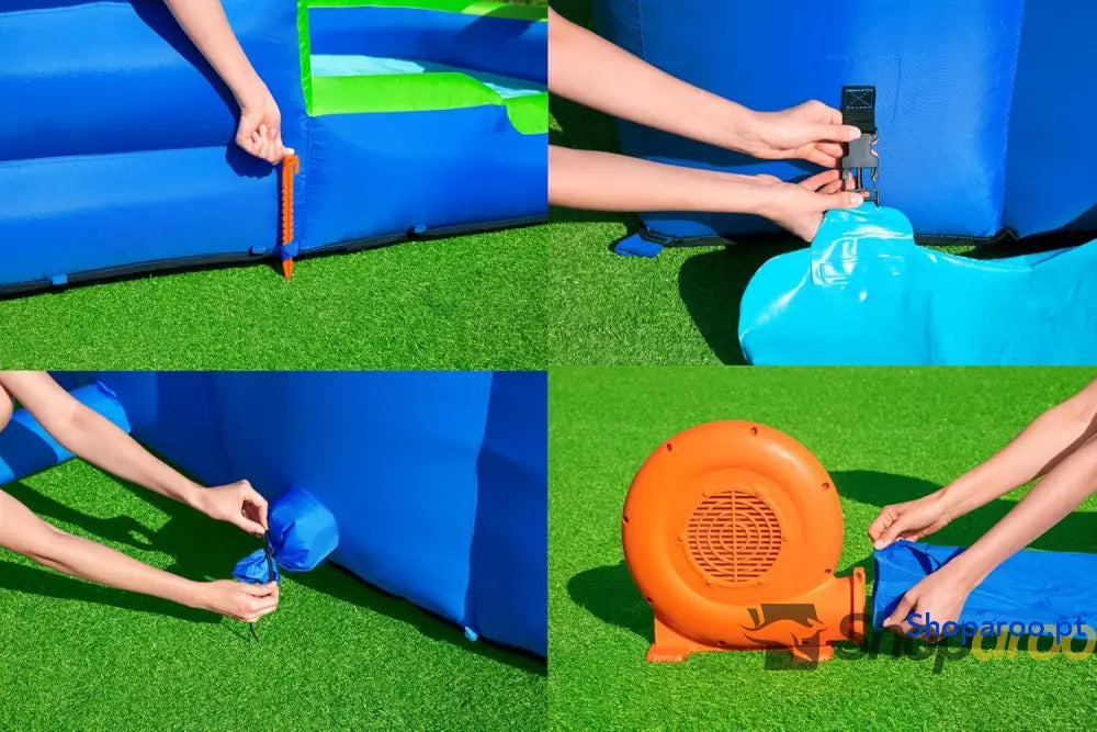 Bestway 12’’ x 10’6’’ 8’10’’/3,65 m 3,20 2,70 Turbo Splash mega parque aquático