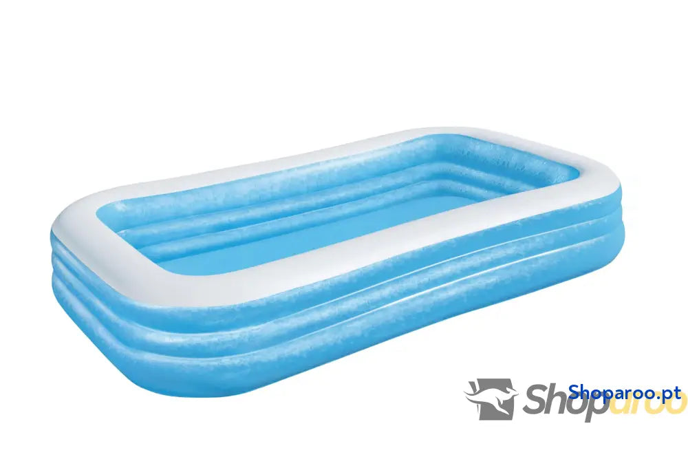 Bestway 54005 Piscina familiar insuflável transparente 200 x 146 48 cm cor verde